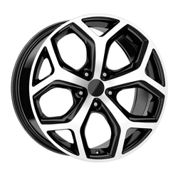 6.5X15" PCD 4X100 AGT Wheels 519 ET38 67.1 mm Black Diamond