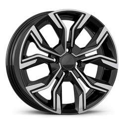 6.5X15" PCD 4X100 FD Wheels 151586 BLACK DIAMOND ET35 67.1 mm