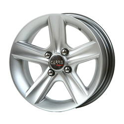 6.5X15" PCD 4X100 FD Wheels 560 FULL SILVER ET32 67.1 mm