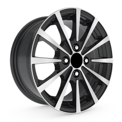6.5X15" PCD 4X100 Kormetal 215 BLACK DIAMOND ET35 67.2 mm