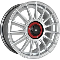 6.5X15" PCD 4X100 RC 386 ET35  67.1 mm SILVER