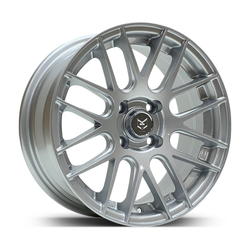 6.5X15" PCD 4X100 Tork TRK-3194 ET33 Silver 73.1 mm