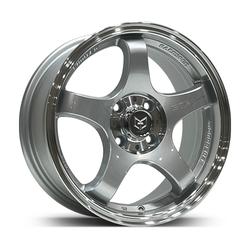 6.5X15" PCD 4X100 Tork TRK-391 ET35 Silver 73.1 mm