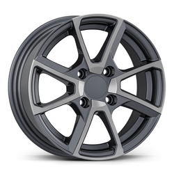 6.5X15" PCD 4X108 AGT Wheels 15040 67.10 mm Gun Metal Diamond