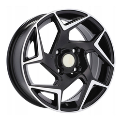 6.5X15" PCD 4X108 BK BK-5577 BLACK MACHINE ET40 63.4 mm