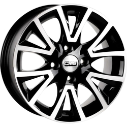 6.5X15" PCD 4X108 CMS 832 ET20 65.1 mm BLACK DIAMOND GLOSS