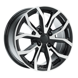 6.5X15" PCD 4X98 AGT Wheels 534-3 ET35 67.10 mm Black Diamond