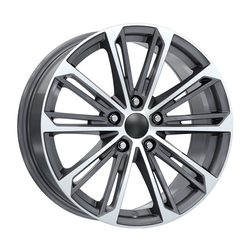 6.5X15" PCD 5X100 FD Wheels JM515 BLACK DIAMOND  ET35 57.1mm