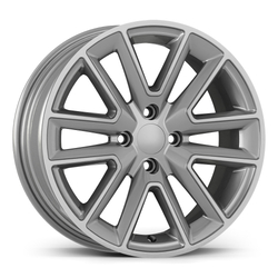 6.5X16" PCD 4X100 AGT Wheels 16274 ET37 67.10 mm Full Silver