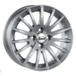 6.5X16" PCD 4X100 CMS CMS-466 ET42 Silver 67.1 mm
