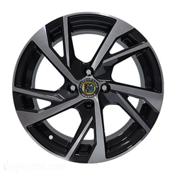 6.5X16" PCD 4X100 FD Wheels 16088 GUN METAL DIAMOND ET35 67.1 mm