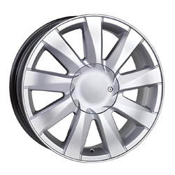 6.5X16" PCD 4X100 RC 291 SILVER ET45 60.01 mm