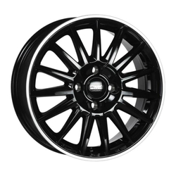 6.5X16" PCD 4X108 CMS 1263 ET47 63.4 mm BLACK LIP DIAMOND