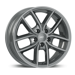 6.5X16" PCD 5X108 AGT Wheels 16255 ET38 Hyper Black 67.10 mm