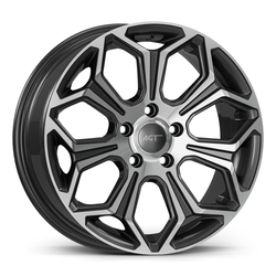 6.5X16" PCD 5X108 AGT Wheels 16263 63.40 mm Titan Diamond