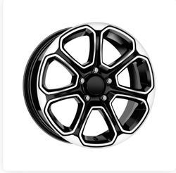 6.5X16" PCD 5X108 Kormetal DY 1526 ET40 63.4 mm BLACK DIAMOND