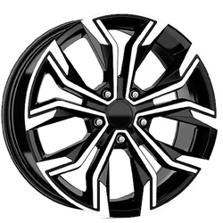 6.5X16" PCD 5X112 STW Wheels 616 ET35 57.1 mm BLACK DIAMOND