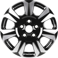6.5X16" PCD 5X120 CMS CMS-1239-04 ET60 Diamond Black Gloss 65.1 mm