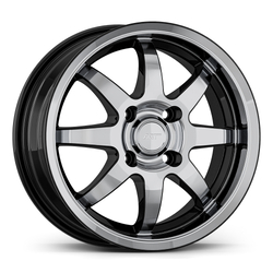 6.5X16" PCD 5X98 AGT Wheels 15025 ET36 58.10 mm Gloss Black Diamond