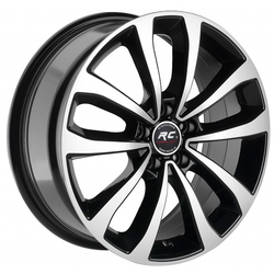 6.5X16" PCD 5x98 Truva Wheels 119 Black Finish ET39 58.1 mm