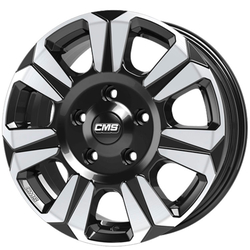 6.5X16" PCD 6X130 CMS 1239 ET62 84.1 mm BLACK DIAMOND CLOSS