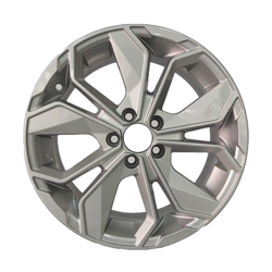 6.5X16" PCD4X100 AGT Wheels 16163 ET38 Full Silver 67.1 mm
