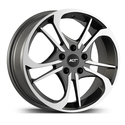 6.5X17" PCD 5X114 AGT Wheels 17253  ET50 67.10 mm TITAN DIAMOND