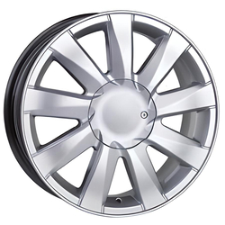 6.5X16" PCD 4x100 Truva Wheels 291 Silver ET45 60.1 mm
