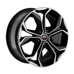 6.5X16" PCD 5x114.3 Truva Wheels 135 Black Finish ET35 73.1 mm