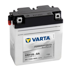6V 11Ah Varta 6N11A-3A Powersports Freschpack Akü
