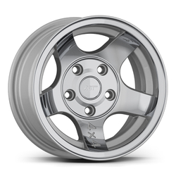 7.0X14" PCD 5X114 AGT Wheels 14035 83.10 mm Silver Diamond