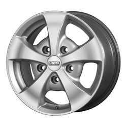 7.0X15" PCD 5X160 CMS CMS-427/5 SILVER ET60 65.1 mm