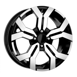 7.0X16" PCD 4X100 Kormetal DY1266 ET35 60.1 mm BLACK DIAMOND