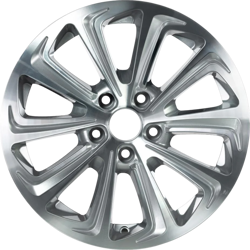 7.0X16" PCD 4X108 EMR Wheels EMR-G690-87 ET25 Silver Diamond  65.1 mm