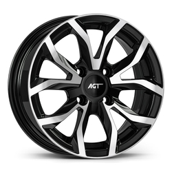 7.0X16" PCD 4X108 FD Wheels 634 ET38  67.1 mm BLACK DIAMOND