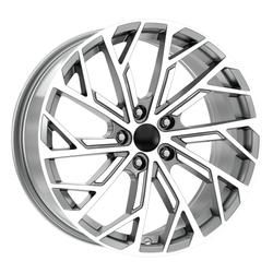 7.0X16" PCD 5X100 Dedika DY-816 BLACK MACHINE ET35 57.1 mm