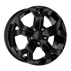 7.0X16" PCD 5X114 EMR Wheels DY1266-01 BLACK DIAMOND ET40 66.1 mm