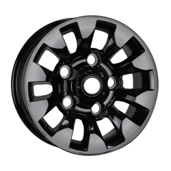 7.0X16" PCD 5X165 FD Wheels 669 ET20 BLACK DIAMOND 113.2 mm