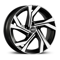 7.0X17" PCD 4X100 Carre CAR-17156 ET35 Black Machined 60.1 mm