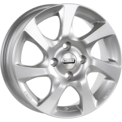 7.0X17" PCD 4X100 CMS CMS-1061-01 ET37 SILVER 67.2 mm