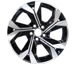 7.0X17" PCD 4X100 Sonic 02S1026 ET35 67.10 mm Deep Black Diamond Gloss
