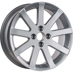 7.0X17" PCD 4X108 Arceo Wheels  183 CRYSTAL SILVER ET25 65.1 mm
