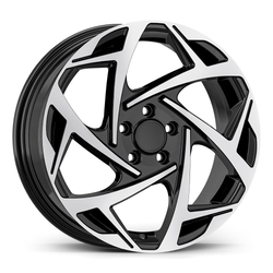 7.0X17" PCD 5X105 AGT Wheels 17290 ET40 56.60 mm Gloss Black Diamond