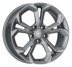 7.0X17" PCD 5X112 AGT Wheels 17262 RS-02 ET38 67.1 mm Hyper Black