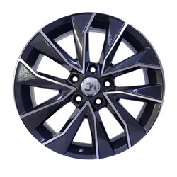 7.0X17" PCD 5X112 FD Wheels 17128 GUN METAL DIAMOND ET40 57.1 mm