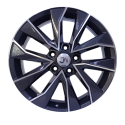 7.0X17" PCD 5X114 FD Wheels 17129 GUN METAL DIAMOND ET35 60.1 mm