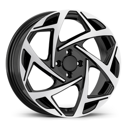 7.0X17" PCD 5X115 AGT Wheels 17290 ET45 70.20 mm Gloss Black Diamond