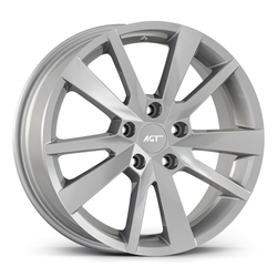 7.0X17" PCD5X108 AGT Wheels 17133 ET48 Full Silver 67.1 mm