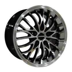 7.5X16" PCD 4X108 BK BK-230 BLACK MACHINE ET20 65.1 mm