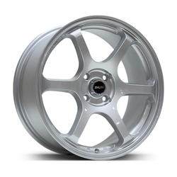 7.5X17" PCD 4X100 SLK SLK-1122 ET42 Silver 73.1 mm